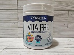 Vitauthority Vita Pre-Workout Hydration Powder Fruit Fusion 13.5oz Exp: 12/2026