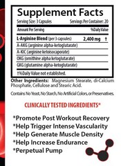 Cardiovascular health – NITRIC OXIDE MUSCLE PUMP 2400 – Reduces inflammation 1B