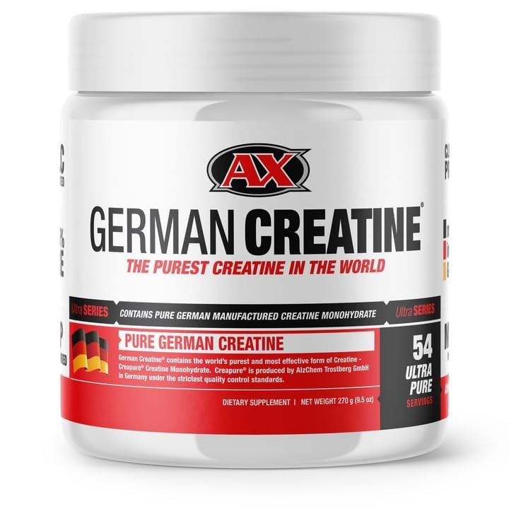 German Creatine – Micronized Monohydrate 9.52 Ounce (Pack of 1)