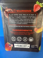 PowerPix Creatine Vitamin B12 Infused Toothpicks Pack of 4 flavors EXP 12/2026