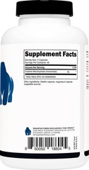 GMP Certified Creatine Monohydrate 3,000 mg – 180 Capsules for Serious Athletes