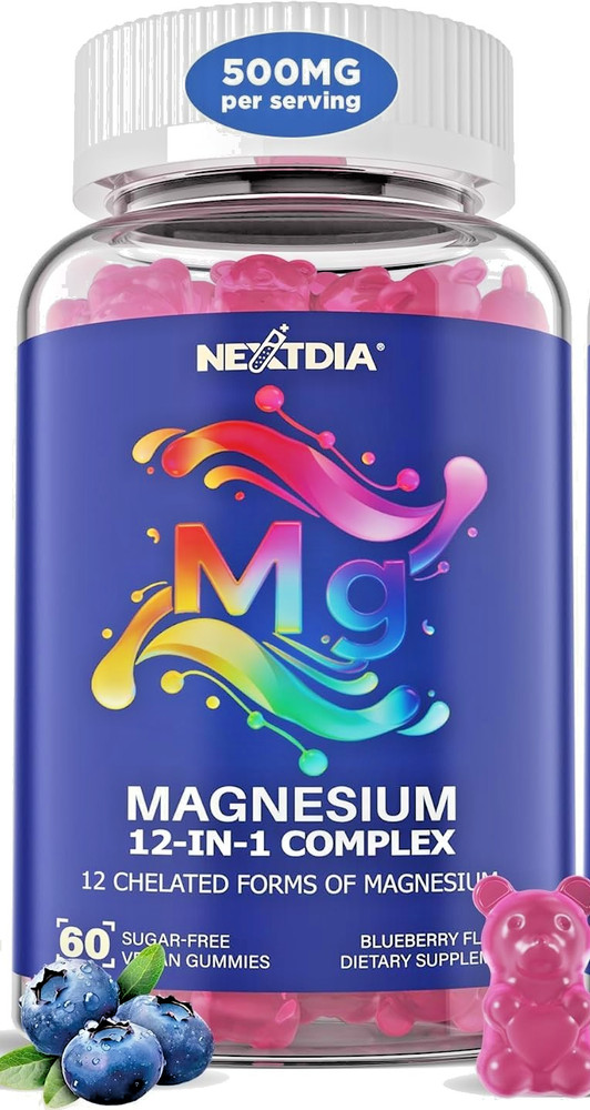 Magnesium 12 in 1 Complex ~ Magnesium Complex Gummies ~ 500mg Supplement