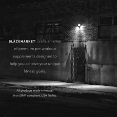 BLACKMARKET RAW Creatine – Workout Powder Drink 10.6 Ounce (Pack of 1), A2996