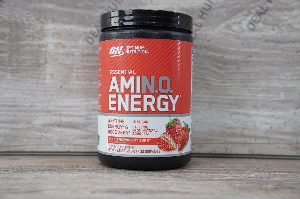 Essential Amin.O. Energy®, Juicy Strawberry Burst, 9.5 oz (270 g) EXP9/27
