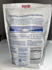 Equip Prime Protein Grass-Fed Beef Isolate Powder Strawberry 1.70 lb Dairy-Free