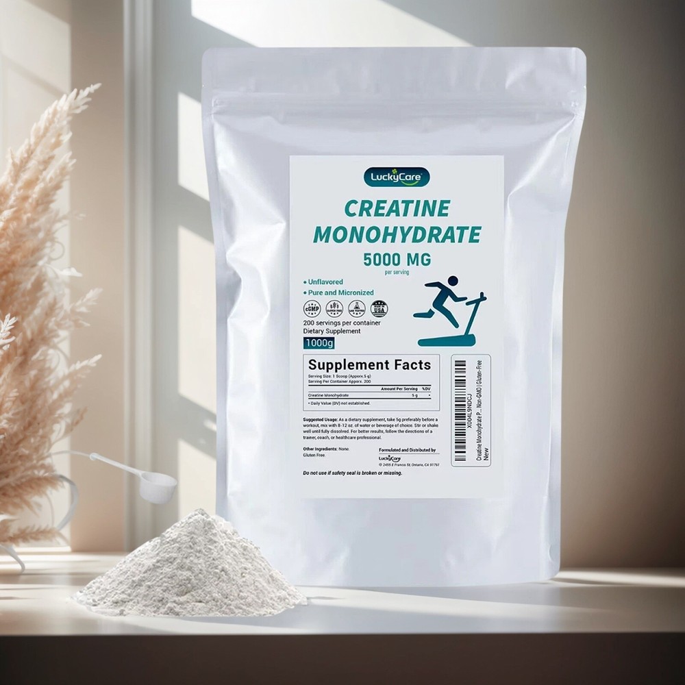 Pure Creatine Monohydrate 2.2lbs – Powder Micronized 200 Servings 5g Per Serving