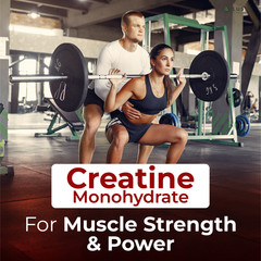 CREATINE Monohydrate – Amino Acid – Preworkout – Support Muscles – 60