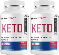Lean Start Keto Pills Weight Loss Diet Ketosis Nutrition 800mg 60 Caps