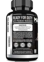 2 PACK LOT Major Load Testosterone Booster MALE ENHANCEMENT Supplement goat weed