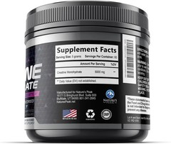 Creatine Monohydrate 5000Mg per Serving – Pure Micronized Creatine Powder Supple