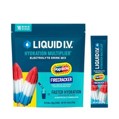 Liquid I.V.® Hydration Multiplier – Popsicle 0.56 Ounce (Pack of 16)