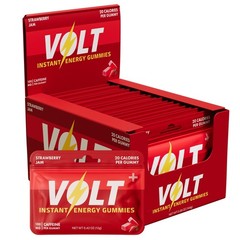 Volt Instant Energy Gummies – 100mg Caffeine per Gummy – Fast-Acting Fuel Red
