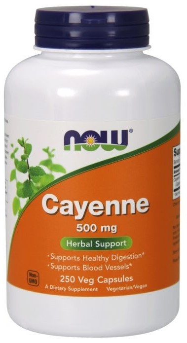 Now Foods – Cayenne 500mg 250 Vcaps