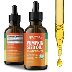 Organic Pumpkin Seed Oil for Hair & Eyelash Health Pumpkin Oil Supports Hair 30m