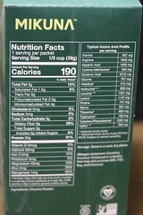 mikuna pure chocho protein powder 8 1.52oz packets