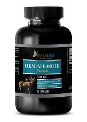 Pure IGF Deer Antler – Elk Velvet Antler 500mg – Drive – 30 Capsules