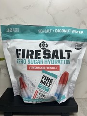 Fire Salt Hydration Electrolyte Drink Mix Zero Sugar Firecracker 32 Packs