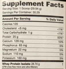 NutraBio WHEY PROTEIN ISOLATE 2 lb (30 Servings) Cinn Sugar Donut BEST BY 10/26