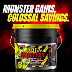 Whey Protein Muscle Powder with 25g Protein, 162 Servings, 12LB,