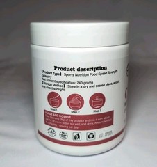 5g Creatine Monohydrate Powder for Women Booty Gain +2000mg Collagen +1g BCAA