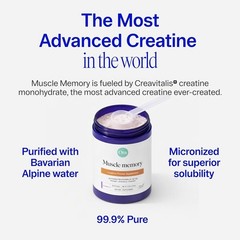 Ora Organic Creatine Monohydrate Powder Muscle Memory Acai Berry (30 Servings)