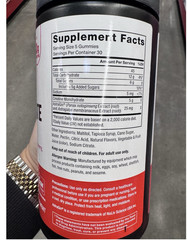 Force Factor Creatine Monohydrate Gummies 150 Count Muscle Strength