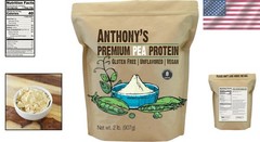 2lb Pea Protein Isolate Unflavored Keto Friendly Plant Based Shake