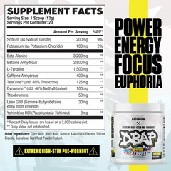 DBAP Extreme High Stim Pre-Workout Powder | 400Mg Caffeine | Beta Alanine, Betai