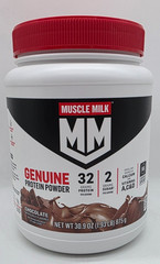 Muscle Milk Protein Powder 32g Protein- Chocolate- 30.9 oz Post Workout Boost