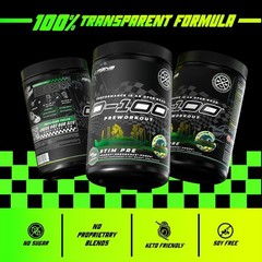 AGNB 0-100 Pre Workout Powder | 10g L-Citrulline, 450mg Caffeine Exp. 5/27