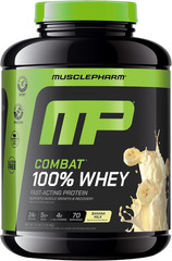 Musclepharm Combat 100% Whey Protein Powder, Chocolate Milk, Fast Recovery & Mus