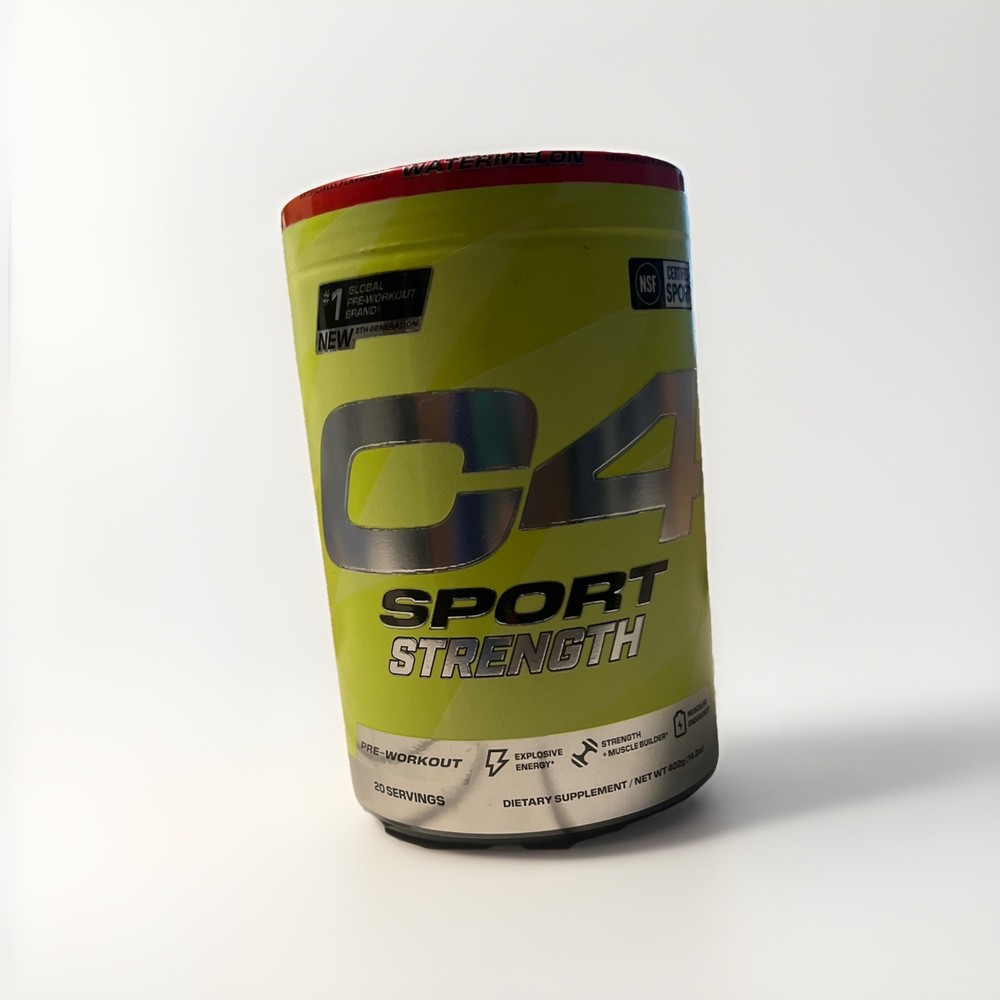 C4 Sport Strength, Pre-Workout, Fruit Punch 14.2oz 03/26 ENERGY Endurance SEALED