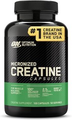 Optimum Nutrition Micronized Creatine Monohydrate Capsules, Keto Friendly