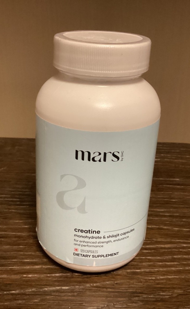 Mars by GHC Micronized Creatine Monohydrate Caps: Powered with Shilajit 6/2027!