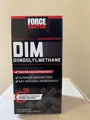Force Factor Dim 3-Pack Pills To Decrease Estrogen In Men Diindolylmethane