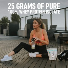 Isopure Protein Powder, Whey Protein Isolate 25g Protein, Dark Chocolate 1 Pound