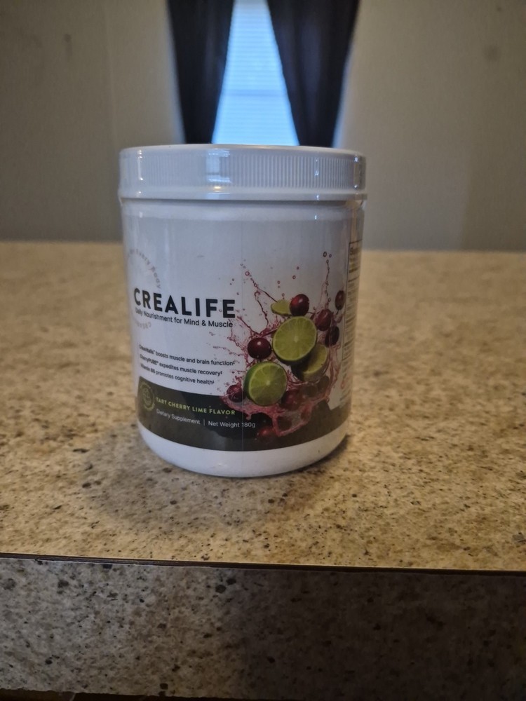 CreaLife – German Micronized Creatine + USA Tart Cherry + Vitamin B6 12/2026