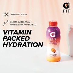 Healthy Hydration Gatorade Fit 16.9oz Bottles – 12 Pack with No Added Sugar
