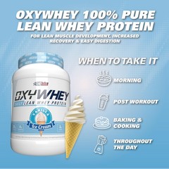 EHP Labs OxyWhey Whey Protein Isolate – 25g High Protein, Low Carb, Sugar Fre…