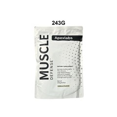 Apex Labs Muscle Defense Dietary Supplement, Vanilla -243g