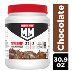 Muscle Milk Genuine Protein Powder, Chocolate, 1.93 Pound, 12 Servings