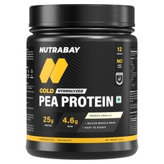 Plant Based Protein Powder 25g Protein ,4.6g BCAA | French Vanilla , 12 Servings