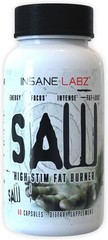 Insane Labz SAW High Stim Fat Burner Thermogenic Weight Loss 60 Capsules New