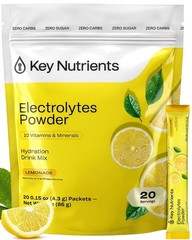 KEY NUTRIENTS Selenium Electrolytes Powder Packets – Multivitamin Lemonade 20…