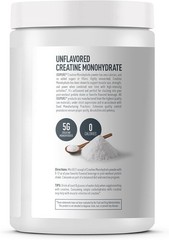 Isopure 100% Pure Creatine Monohydrate Powder, Sugar Free, Unflavored, 5g Creati