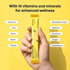 KEY NUTRIENTS Selenium Electrolytes Powder Packets – Multivitamin Lemonade 20…