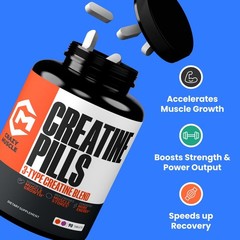 Creatine Pills 5g 3X Pure Creatine Monohydrate Pills Pre Workout Bulk Muscle …