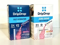 2 PACK – DripDrop Hydration Electrolyte Drink Mix, Variety Pack 40 total.