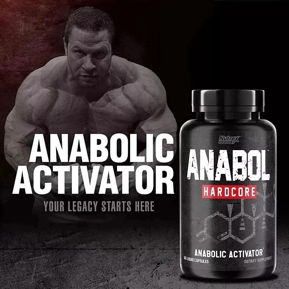 Nutrex Research Anabol Hardcore Anabolic Activator,Muscle Builder 60 Capsules