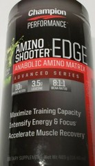 Champion Performance – AMINO Shooter EDGE – CITRUS CRUSH – 30 Servs – Exp 8/2024